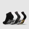 Mens UNIT | Unit Mens Essential No Show Bamboo Socks - 5 Pack Multi