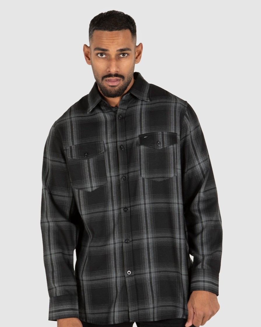 Mens UNIT Flannels | Unit Mens Newtown Flannel Shirt