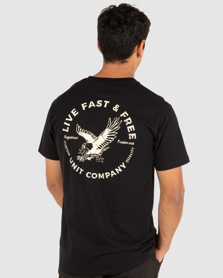 Mens UNIT Tees | Unit Live Fast Mens Tee