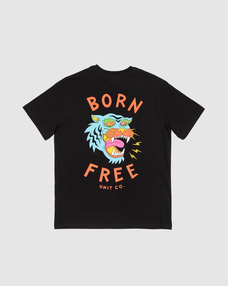 Youth UNIT | Unit Youth Born Free T-Shirt Black