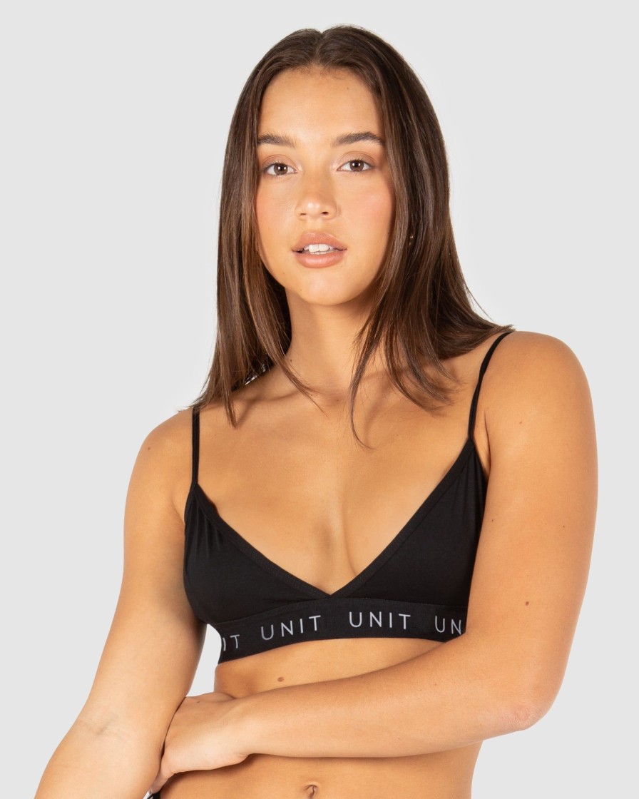 Workwear UNIT | Unit Layer Ladies Triangle Bra - 3 Pack Black