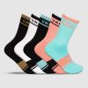 Ladies UNIT | Unit Equip Hi -Lux Bamboo Socks - 5 Pack Multi