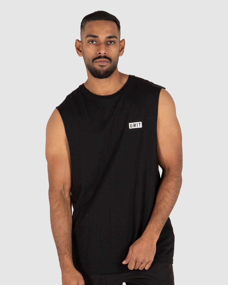 Workwear UNIT Mens Tops | Unit Mens Case Muscle Tee