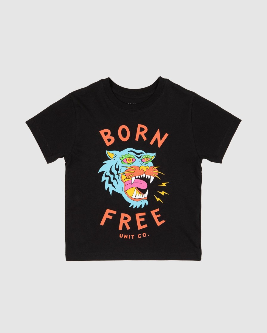 Youth UNIT | Unit Born Free Kids T-Shirt Black