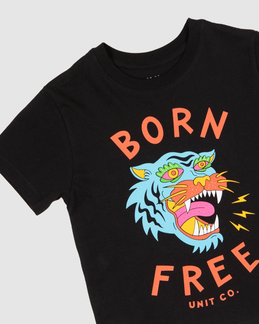 Youth UNIT | Unit Born Free Kids T-Shirt Black