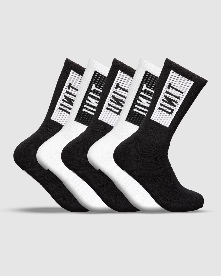 Sports UNIT Youth | Unit Fixed Youth Bamboo Socks Hilux 5 Pack Multi