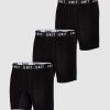 Workwear UNIT | Unit Mens Week To Week Bamboo Underwear Trunks - 3 Pack Black