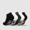 Workwear UNIT | Unit Mens Essential No Show Bamboo Socks - 5 Pack Multi