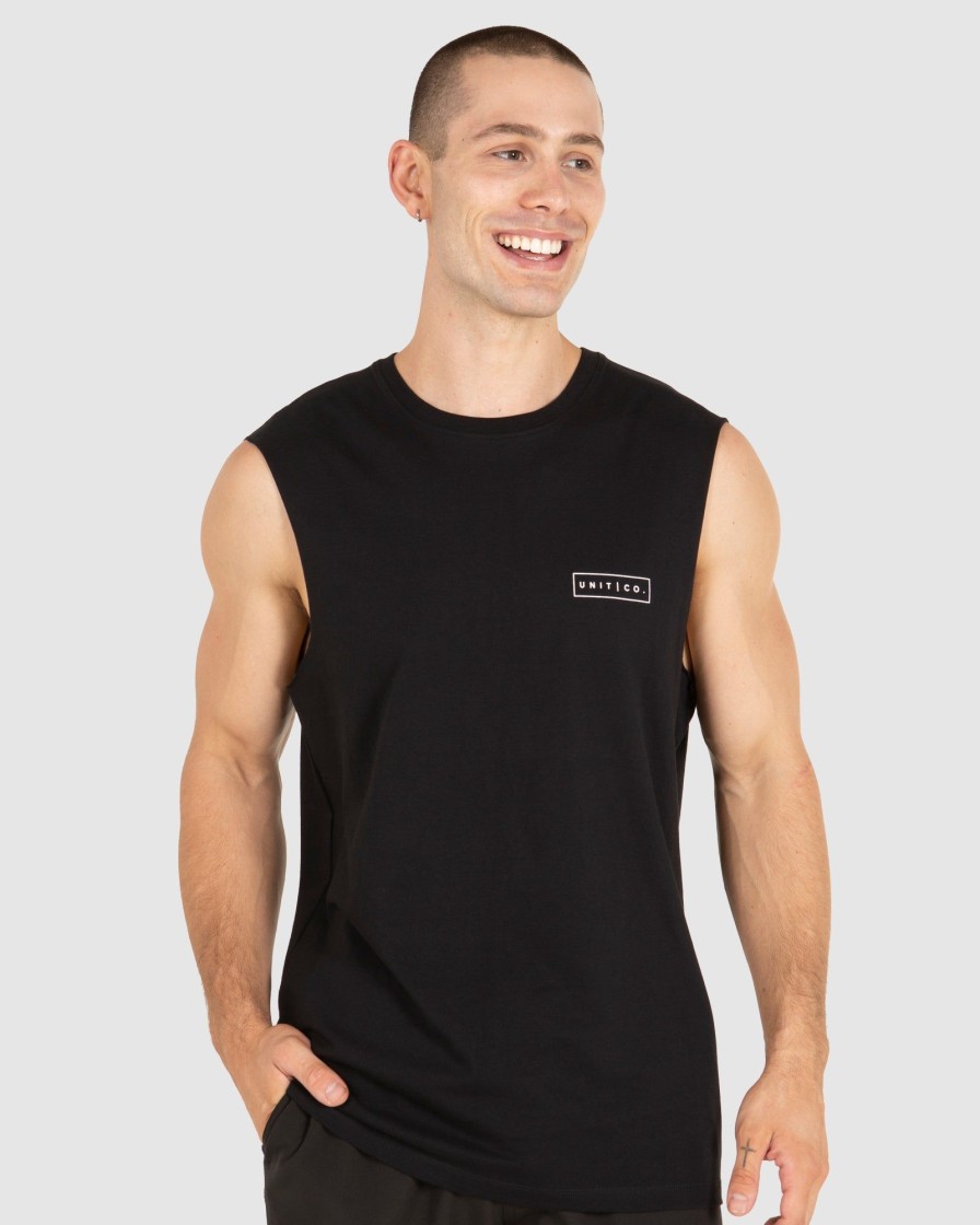 Mens UNIT Tees | Unit Mens Cubic Muscle Tee