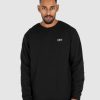 Sports UNIT Men | Unit Stack Mens Crew Sweater Black