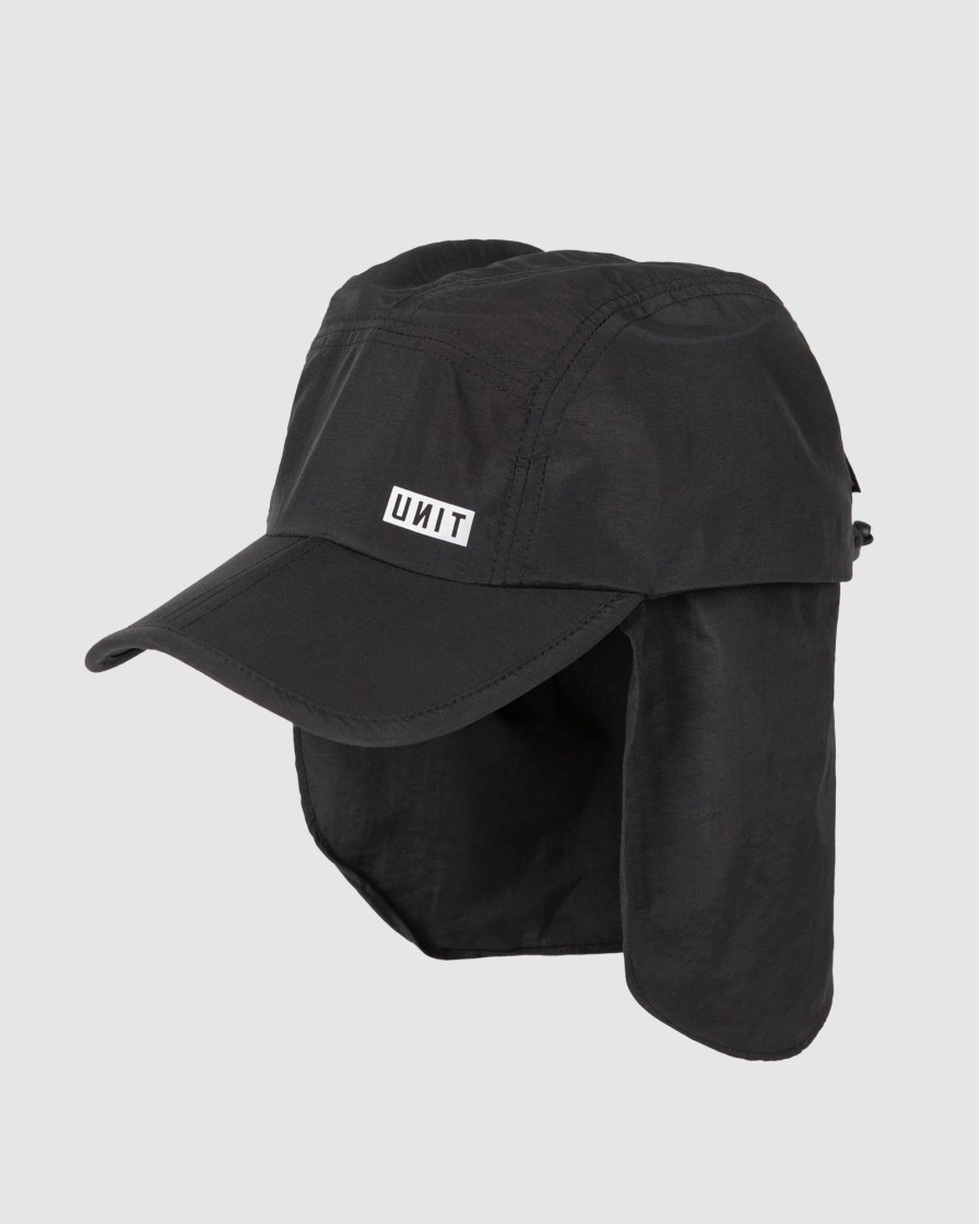 Mens UNIT Headwear | Unit Mens Legionnaire Hat Black