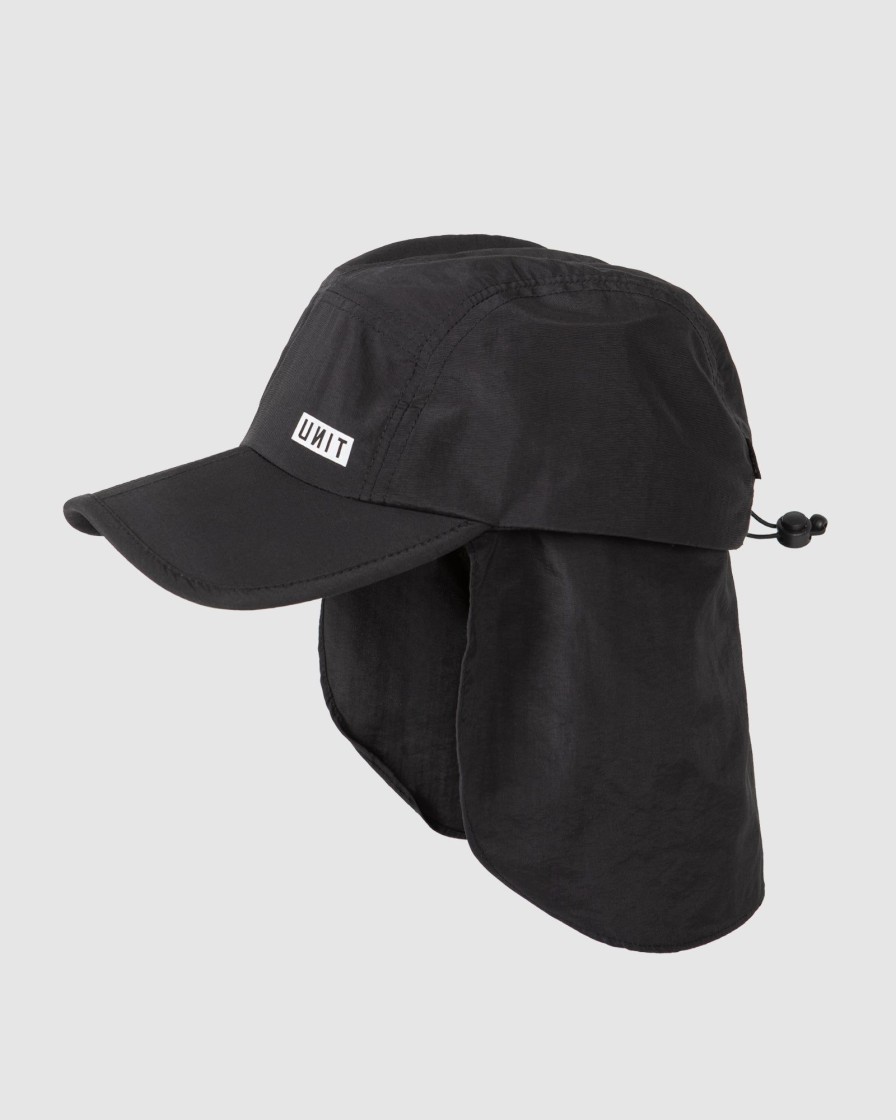 Mens UNIT Headwear | Unit Mens Legionnaire Hat Black