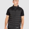 Mens UNIT Jackets | Unit Ridge Mens Puffer Vest Black