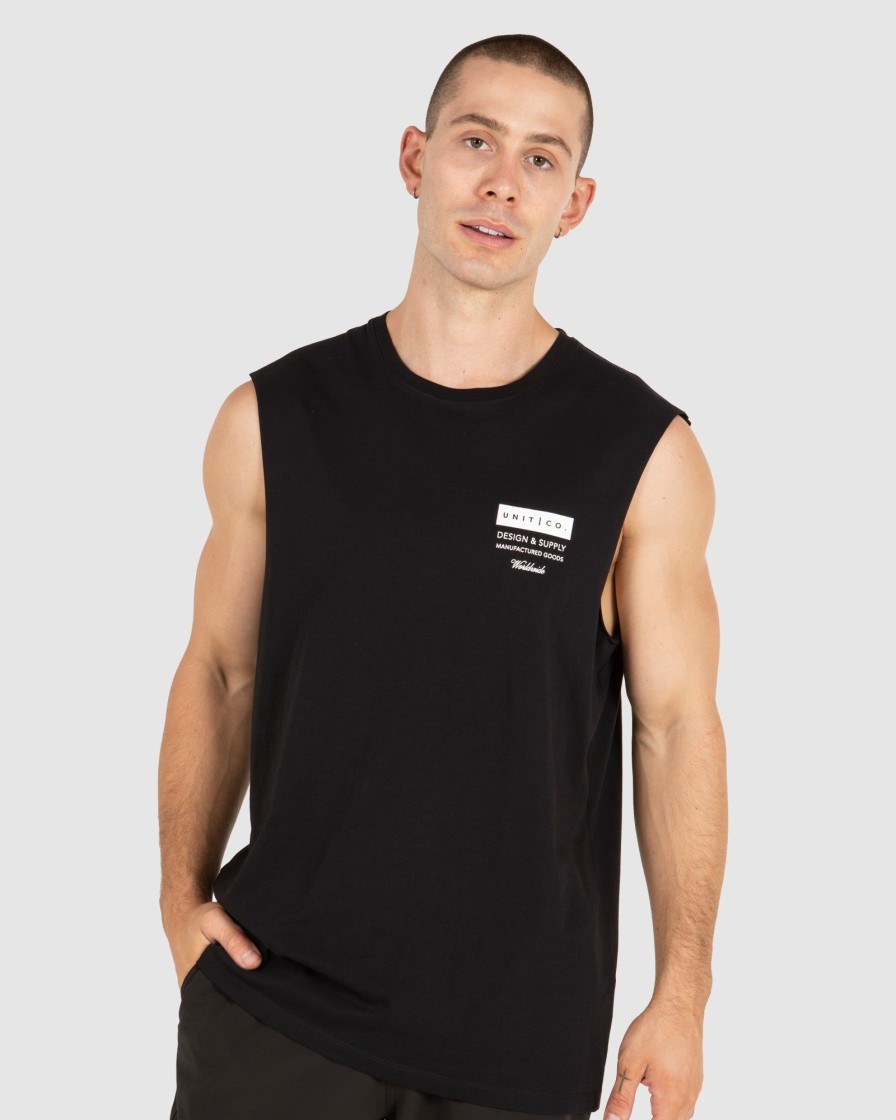 Mens UNIT Tanks | Unit Mens Plate Muscle Tee