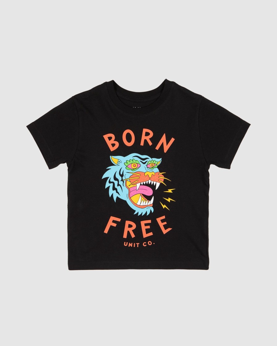 Youth UNIT | Unit Born Free Kids T-Shirt Black