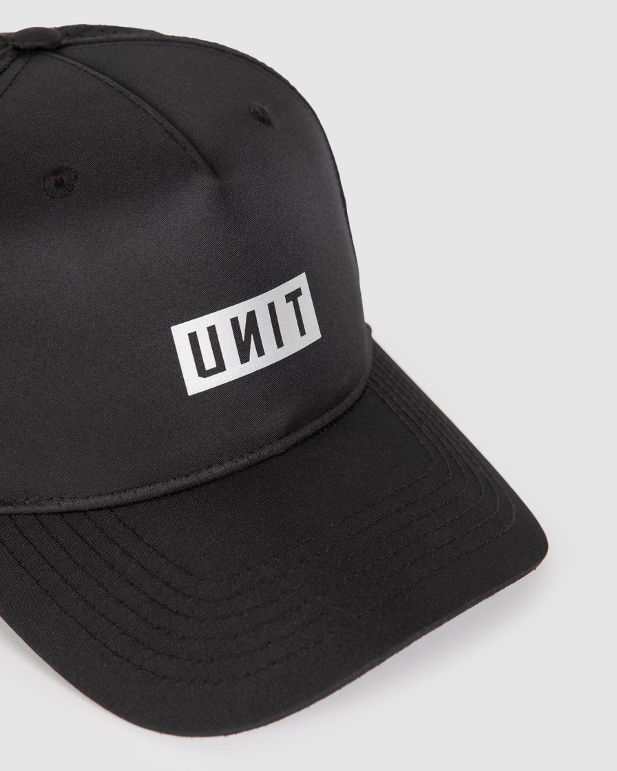 Sports UNIT Accessories | Unit Mens Impact Trucker Cap Black