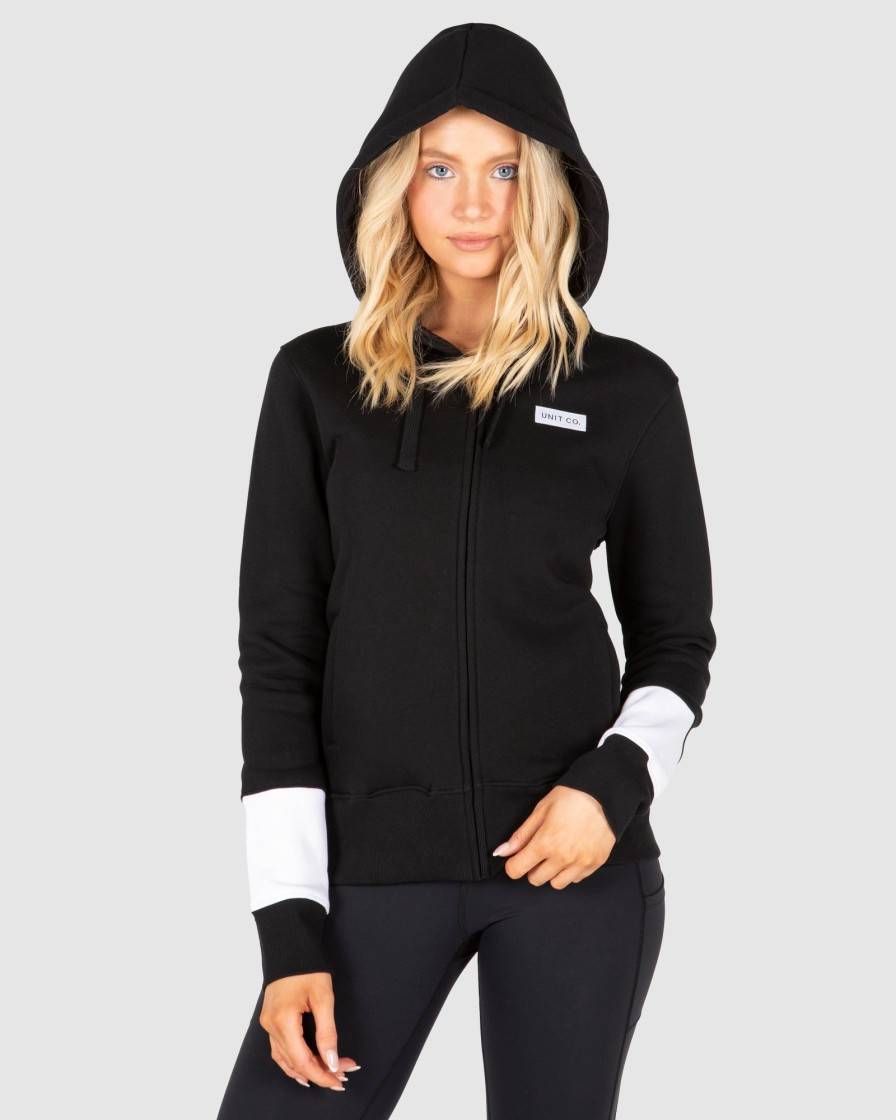 Ladies UNIT | Unit Ladies Low Key Hoodie Black