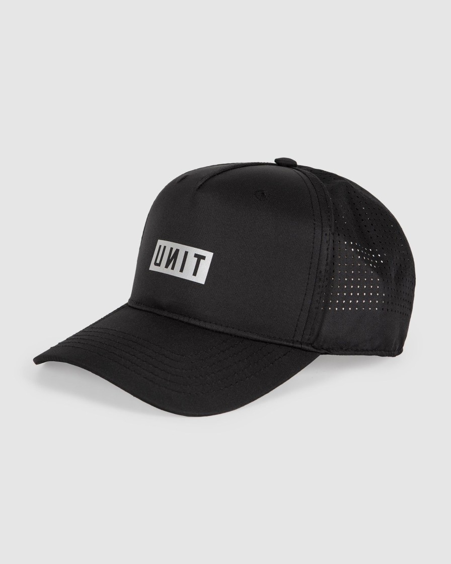 Sports UNIT Men | Unit Mens Impact Trucker Cap Black