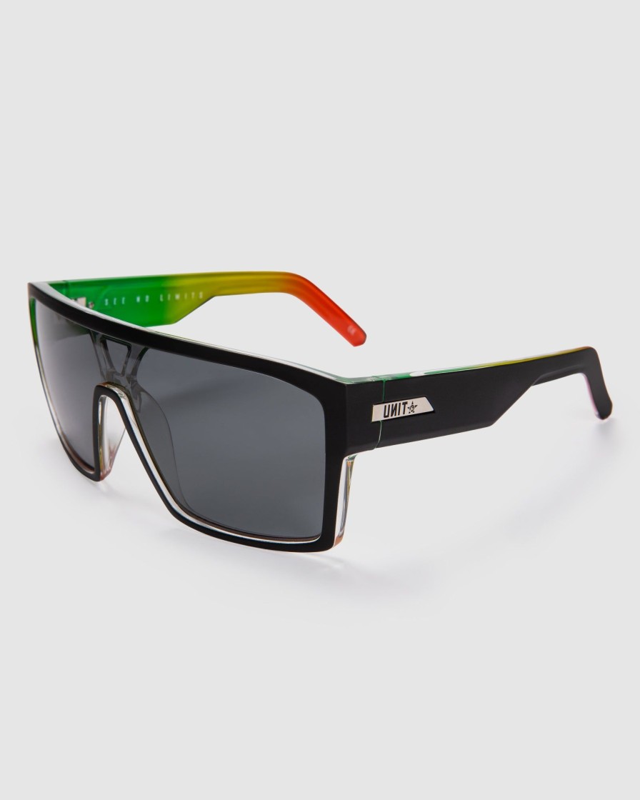 Sports UNIT Mens | Unit Command Sunglasses Polarised Rasta