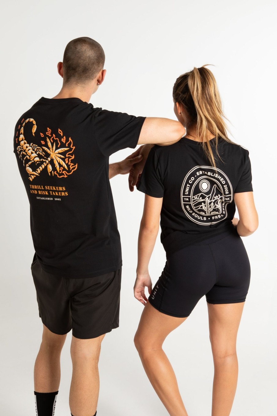 Ladies UNIT Tees / Singlets / Sport Bras | Unit Free Spirt Ladies T-Shirt Black