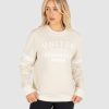 Ladies UNIT | Unit Ladies College Crew Sweater Cement