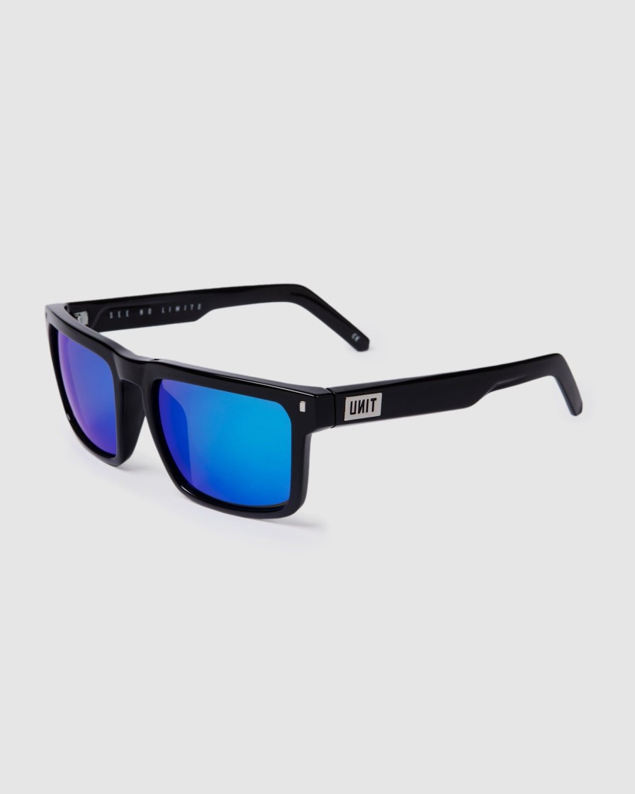 Sports UNIT Mens | Unit Primer Sunglasses Polarised Black Blue