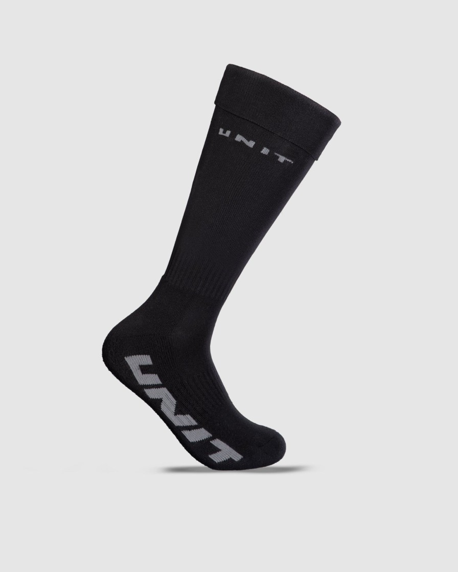 Mens UNIT | Unit Extra Thick Bamboo Socks Hi-Rise - 1 Pack Black