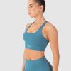 Ladies UNIT Tees / Singlets / Sport Bras | Unit Energy Ladies Sports Bra Jade Blue