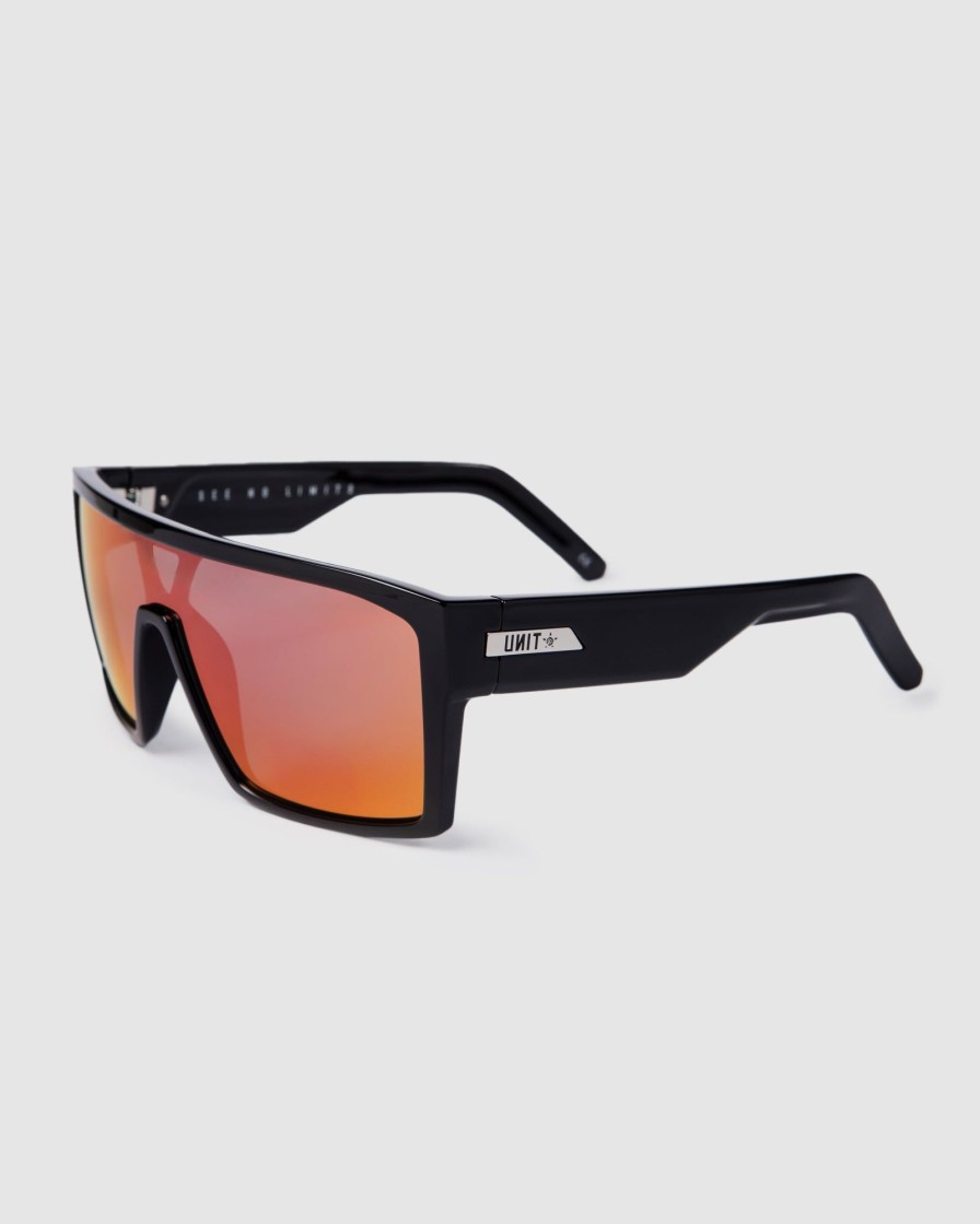 Sports UNIT Mens | Unit Sunglasses Command - Black Purple Polarised Blk Pur Ora