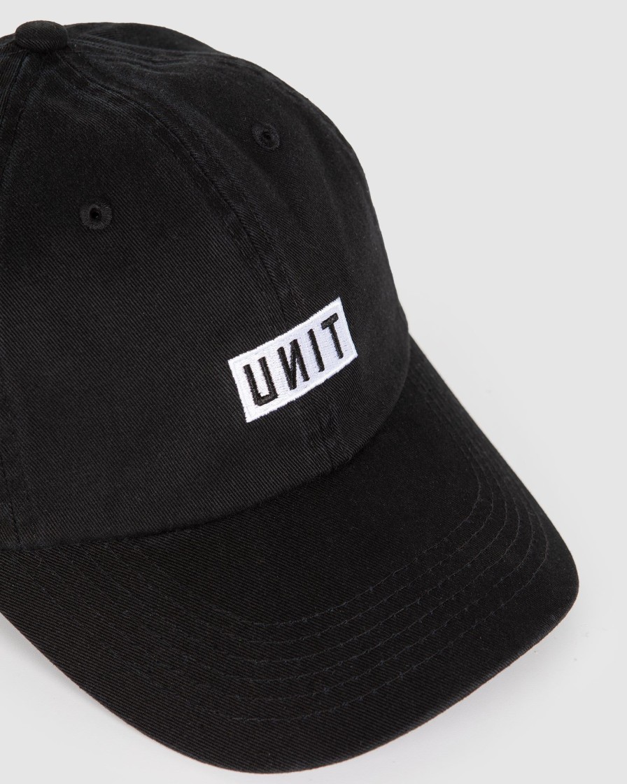 Mens UNIT Headwear | Unit Stack Cap Black