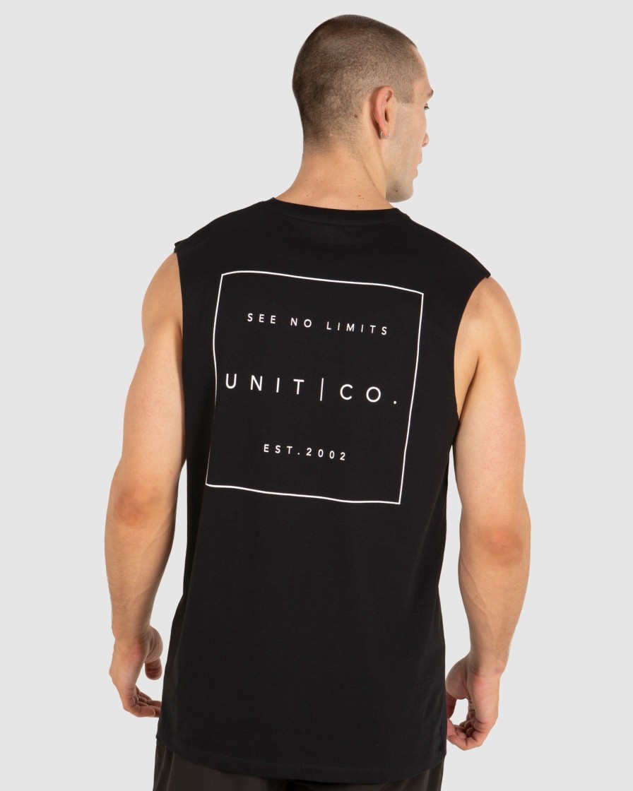 Mens UNIT Tees | Unit Mens Cubic Muscle Tee