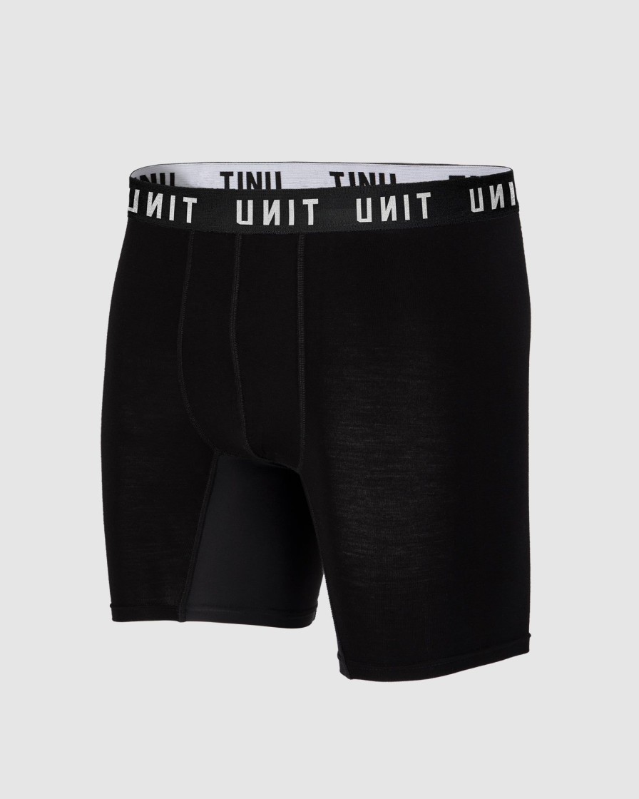 Sports UNIT Accessories | Unit Mens Everyday Bamboo Underwear Black