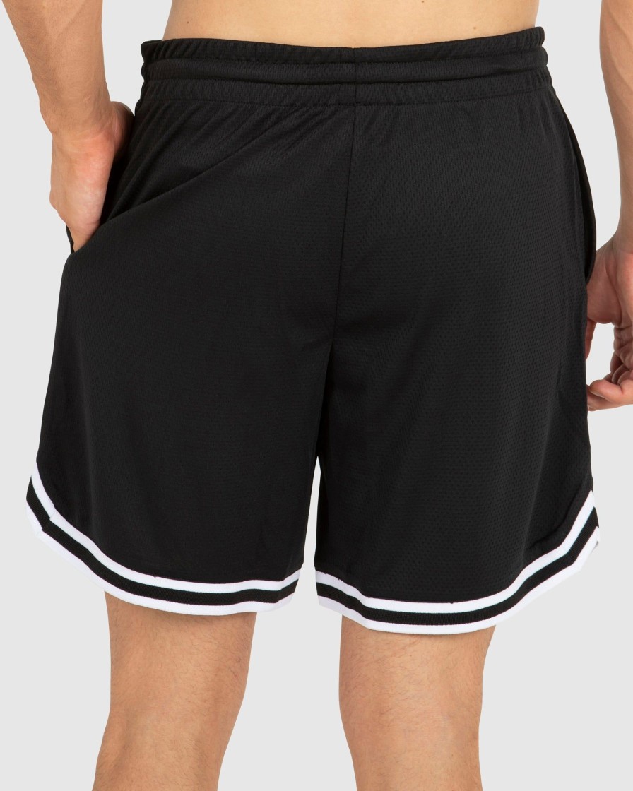 Mens UNIT | Unit Mens Stack 19" Sport Shorts Black