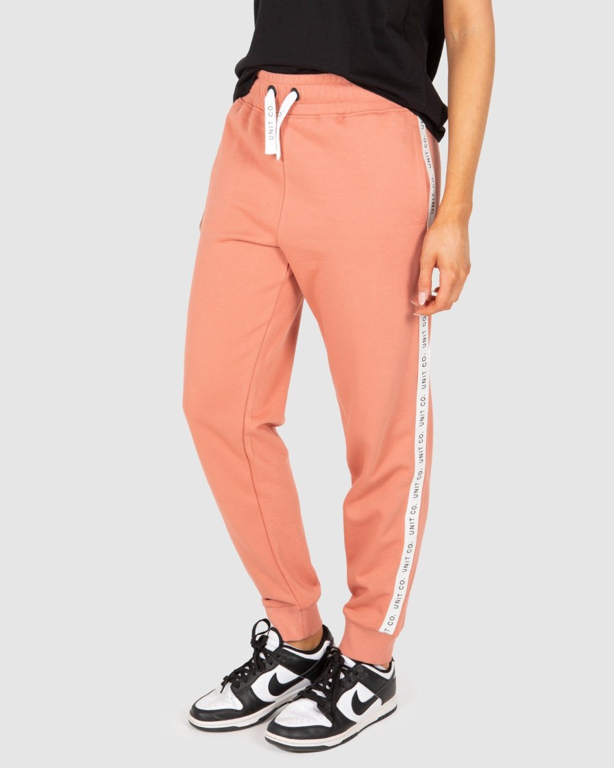 Ladies UNIT Pants | Unit Tia Ladies Track Pants Dusty Rose