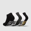 Sports UNIT Men | Unit Mens Essential No Show Bamboo Socks - 5 Pack Multi