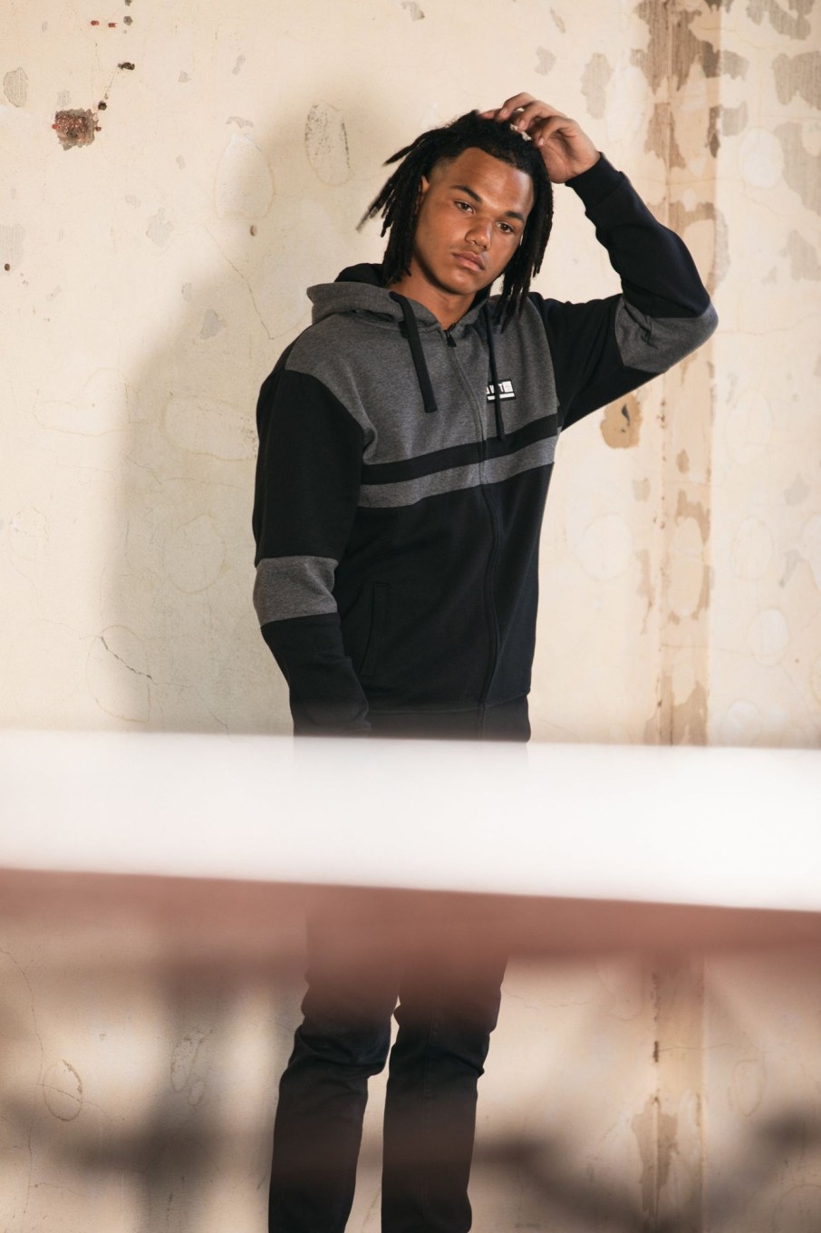 Mens UNIT | Unit Plaza Mens Zip Thru Hoodie