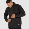 Workwear UNIT Mens Tops | Unit Mens Factor Jacket (Soft Shell) Black