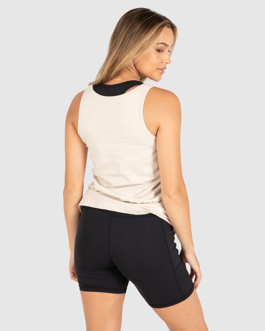 Ladies UNIT Tees / Singlets / Sport Bras | Unit Jasper Ladies Singlet Cement