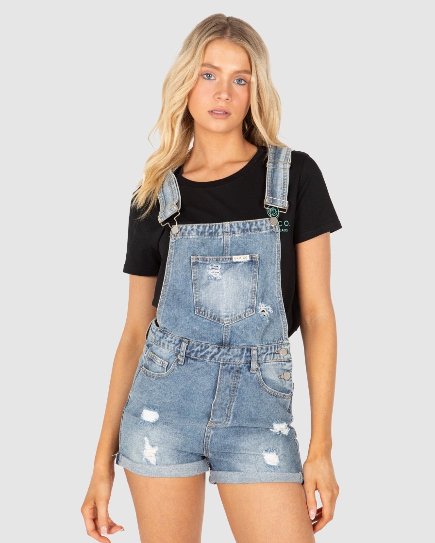 Ladies UNIT Shorts | Unit Crafty Ladies Overall Blue