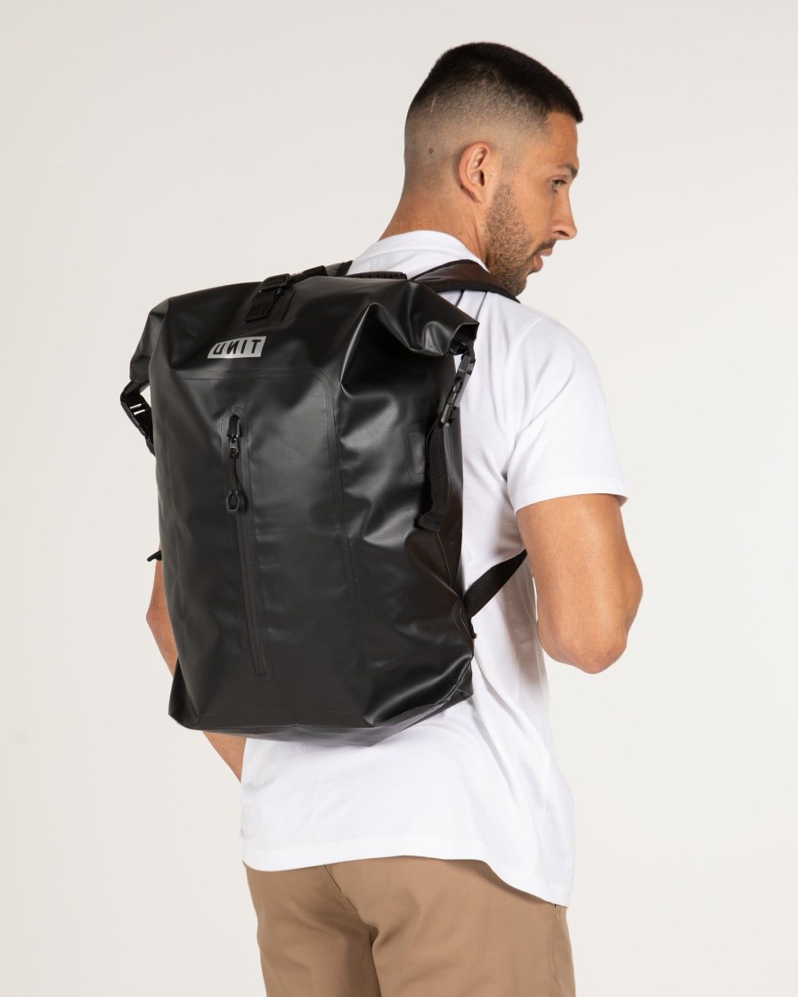 Mens UNIT Bags & Luggage | Unit Waterproof Backpack - Trek Black