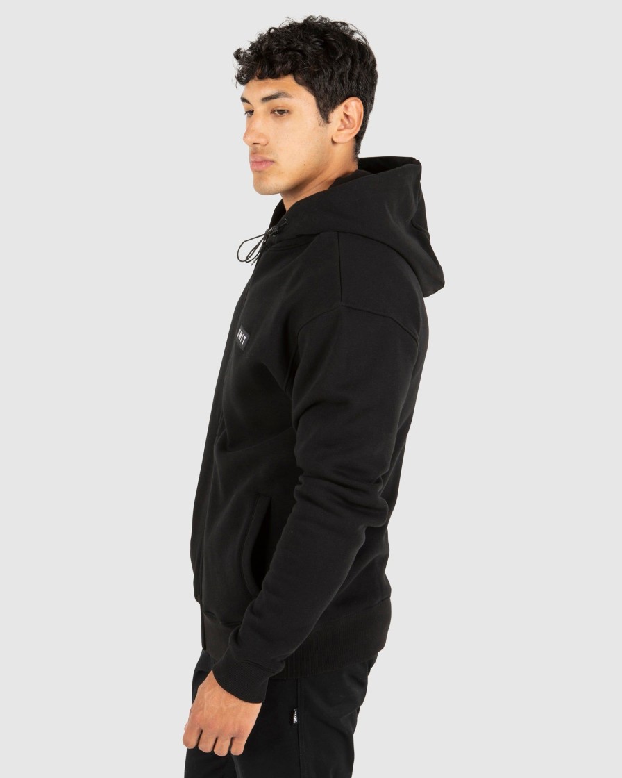 Sports UNIT Men | Unit Mens Stack Zip Thru Hoodie