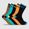 Mens UNIT | Unit Mens React Bamboo Socks - 5 Pack Multi