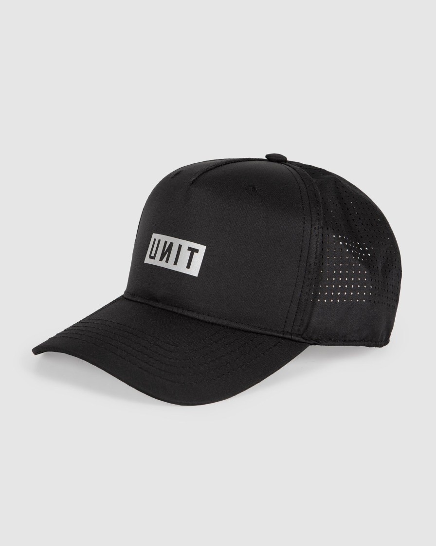 Sports UNIT Accessories | Unit Mens Impact Trucker Cap Black