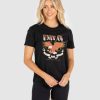 Ladies UNIT Tees / Singlets / Sport Bras | Unit Twilight Ladies T-Shirt Vintage Black