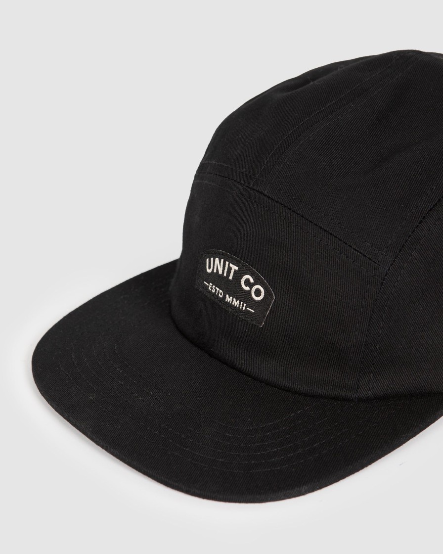 Sports UNIT Accessories | Unit Mens Monaco Strapback Cap Black