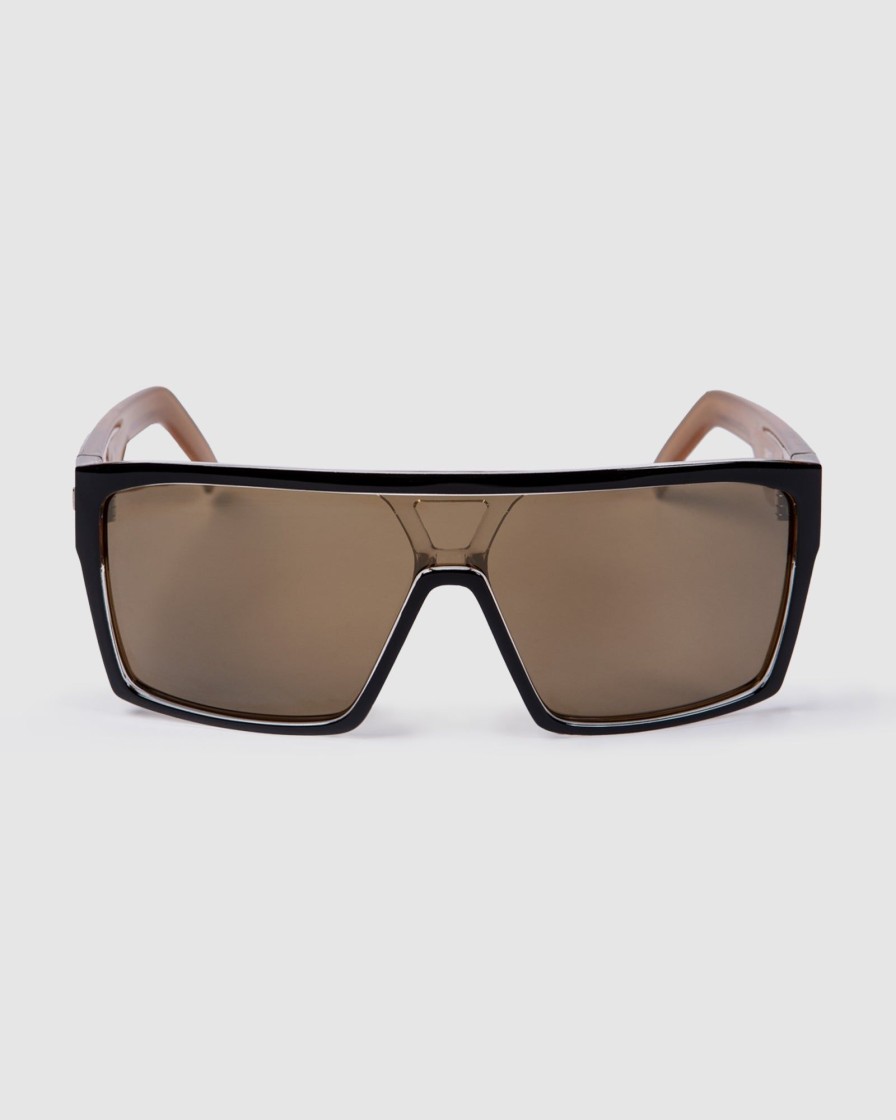 Mens UNIT | Unit Sunglasses Command Polarised Black Gold