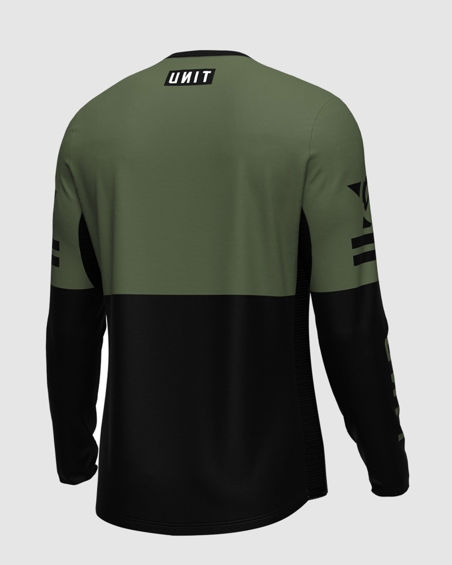 Sports UNIT Mtb Jerseys | Unit Dual Mx Jersey Military