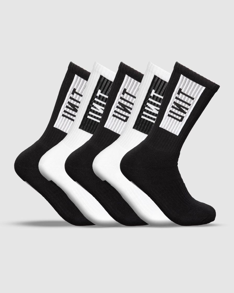 Sports UNIT Accessories | Unit Fixed Youth Bamboo Socks Hilux 5 Pack Multi