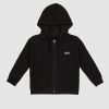 Sports UNIT Youth | Unit Stack Kids Zip Thru Hoodie Black