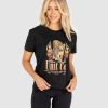 Ladies UNIT Tees / Singlets / Sport Bras | Unit Blaze Ladies T-Shirt Vintage Black